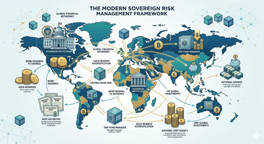 Global comparison of sovereign wealth funds and national savings programs across major economies