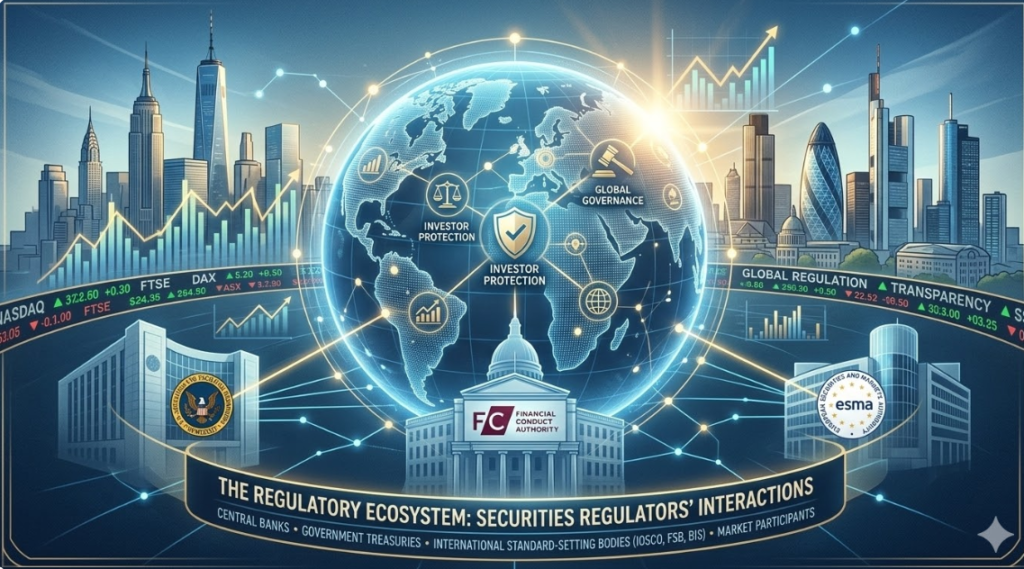 Global securities regulators overseeing financial markets, investor protection, and market transparency