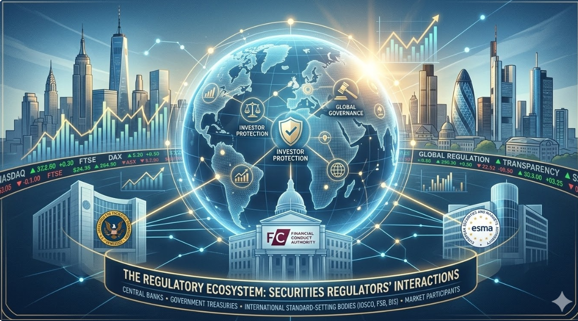 Global securities regulators overseeing financial markets, investor protection, and market transparency